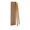 Ukiyo bamboo serving tongs brown | No Branding | not available | not available