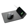 Swiss Peak RCS recycled PU 10W wireless charging mousepad black | No Branding | not available | not available