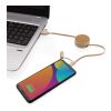 Cork and Wheat 6-in-1 retractable cable brown | No Branding | not available | not available