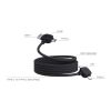 Urban Vitamin Stockton 65W RCS RTPE/RPET magnetic cable black | No Branding | not available | not available