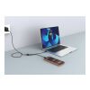Terra 100W RCS Dual USB C output cable black-grey