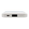 5.000 mAh Pocket Powerbank with integrated cables white | No Branding | not available | not available