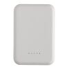 Stellar RCS recycled plastic 5000 mah 5W magnetic powerbank white | No Branding | not available | not available