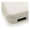 RCS standard recycled plastic wireless powerbank white
