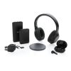 RCS standard recycled plastic headphone black | No Branding | not available | not available