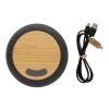 RCS Rplastic/PET FSC®bamboo 5W speaker anthracite | No Branding | not available | not available