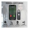Safio RCS re-chargeable emergency alarm with SOS function black