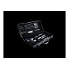 12pcs BBQ set in aluminium box silver-black | No Branding | not available | not available