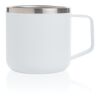 Stainless steel camp mug White | No Branding | not available | not available