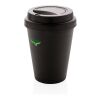 Reusable double wall coffee cup 300ml black | No Branding | not available | not available