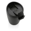 GRS Recycled PP tumbler with flip lid black | No Branding | not available | not available