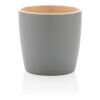 Ceramic mug with coloured inner brown-grey | No Branding | not available | not available