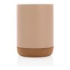 Ceramic mug with cork base brown | No Branding | not available | not available