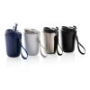Cuppa RCS re-steel vacuum tumbler with lanyard silver-black | No Branding | not available | not available