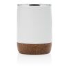 Cork small vacuum coffee mug white | No Branding | not available | not available