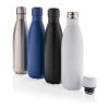 Eureka RCS certified recycled stainless steel water bottle silver | No Branding | not available | not available