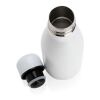 Solid colour vacuum stainless steel bottle 260ml White | No Branding | not available | not available