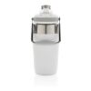 Vacuum stainless steel dual function lid bottle 500ml White | No Branding | not available | not available