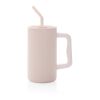 Cube RCS certified recycled steel mug 800ml pink