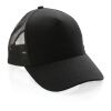 Impact AWARE™ Trucker Recycled Cotton 5 Panel Cap black