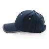 Impact AWARE™ Brushed rcotton 6 panel contrast cap 280gr navy | No Branding | not available | not available | not available
