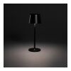 Zenic RCS recycled plastic USB re-chargable table lamp black | No Branding | not available | not available