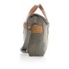 Canvas laptop bag PVC free grey | No Branding | not available | not available | not available