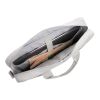 Laluka AWARE™ recycled cotton 15.4 inch laptop bag grey | No Branding | not available | not available | not available