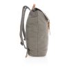 Canvas laptop backpack PVC free grey | No Branding | not available | not available | not available