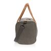 Canvas travel/weekend bag PVC free grey | No Branding | not available | not available | not available