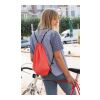 Impact AWARE™ RPET 190T drawstring bag red | No Branding | not available | not available | not available