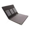 Recycled leather A4 portfolio grey | No Branding | not available | not available