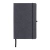Recycled leather hardcover notebook A5 grey | No Branding | not available | not available