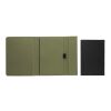 Impact Aware™ A5 notebook with magnetic closure green | No Branding | not available | not available