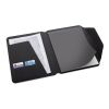 Teri AWARE™ RPET and walnut A4 portfolio black | No Branding | not available | not available