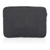 Laluka AWARE™ recycled cotton 15.6 inch laptop sleeve anthracite | No Branding | not available | not available | not available