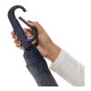 Yara 21" AWARE™ RPET solid colour umbrella with carabiner navy | No Branding | not available | not available