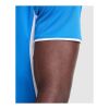 Montmelo short sleeve unisex sports polo Royal blue-White | XL