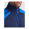 Maverick 280 g/m2 men's half zip sweater Standard | Navy Blue-Royal blue | L | No Branding | not available | not available | not available