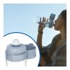 BRITA VITAL Water filter bottle incl. 2 filters 600ML light blue
