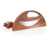 AdHoc Wave Universal chopping knife and pizza cutter brown | No Branding