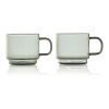 AdHoc Impact Espresso cups 70ml, 2 pcs set White | No Branding | not available | not available