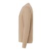 Iqoniq Denali recycled cotton crew neck undyed heather brown | XL