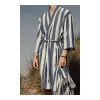 VINGA Ornos GRS recycled cotton hammam towel blue-white | No Branding | not available | not available | not available