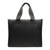VINGA Bermond RCS recycled PU tote bag black | No Branding | not available | not available