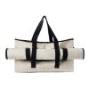 VINGA Volonne AWARE™ recycled canvas beach bag off white-black | No Branding | not available | not available | not available