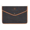 VINGA Bosler GRS recycled canvas 14" laptop sleeve black | No Branding | not available | not available