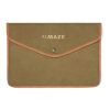 VINGA Bosler GRS recycled canvas 16" laptop sleeve green | No Branding | not available | not available