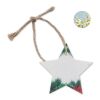 Seed paper Xmas ornament, Star white | No Branding | not available | not available