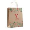 Gift paper bag medium beige | No Branding | not available | not available | not available